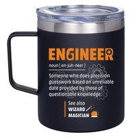 Engineer Definition Description Hilarious Engineering Gift 12oz Stainless Steel Coffee Mug