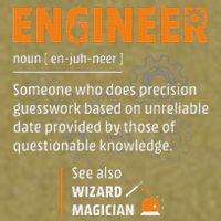 Engineer Definition Description Hilarious Engineering Gift Garment-Dyed Women's Muscle Tee