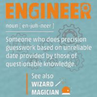 Engineer Definition Description Hilarious Engineering Gift Sueded Cloud Jersey T-Shirt