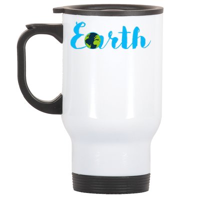 Earth Day Design Gift Stainless Steel Travel Mug