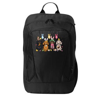 Easter Dachshund Dog Cute Dog Lover Easter Day City Backpack