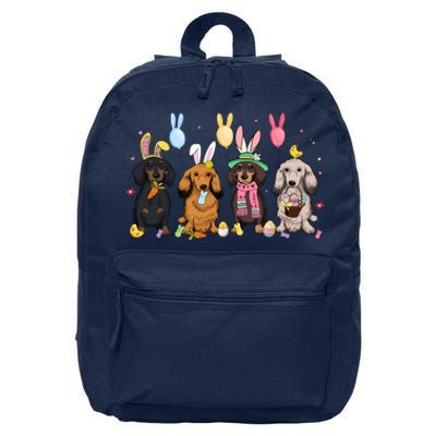 Easter Dachshund Dog Cute Dog Lover Easter Day 16 in Basic Backpack