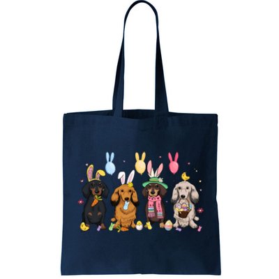 Easter Dachshund Dog Cute Dog Lover Easter Day Tote Bag