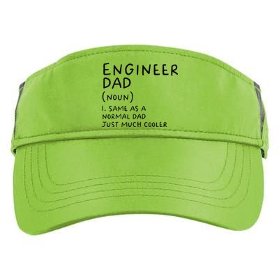 Engineer Dad Definition Funny Engineering Adult Drive Performance Visor