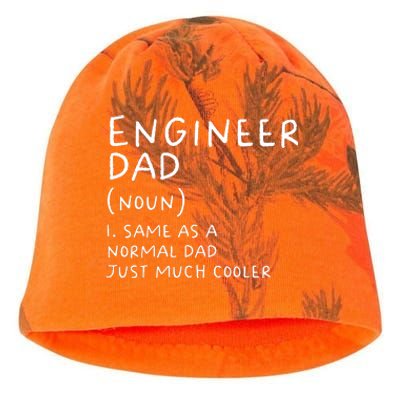 Engineer Dad Definition Funny Engineering Kati - Camo Knit Beanie