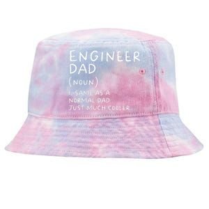 Engineer Dad Definition Funny Engineering Tie-Dyed Bucket Hat