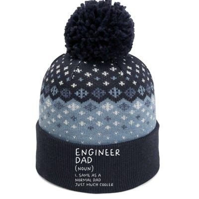 Engineer Dad Definition Funny Engineering The Baniff Cuffed Pom Beanie