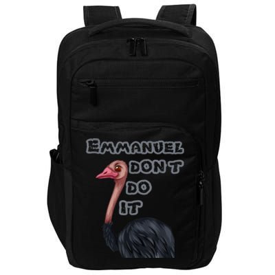 Emmanuel Don’t Do It! Impact Tech Backpack