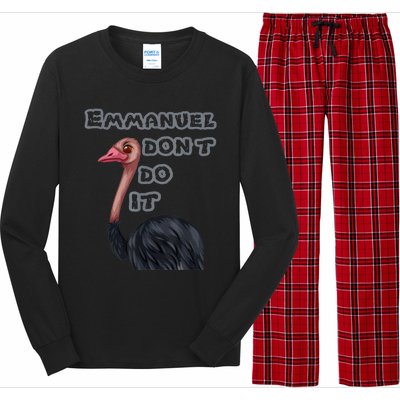 Emmanuel Don’t Do It! Long Sleeve Pajama Set