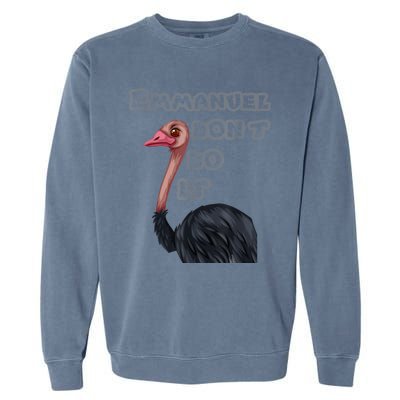 Emmanuel Don’t Do It! Garment-Dyed Sweatshirt