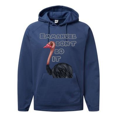 Emmanuel Don’t Do It! Performance Fleece Hoodie