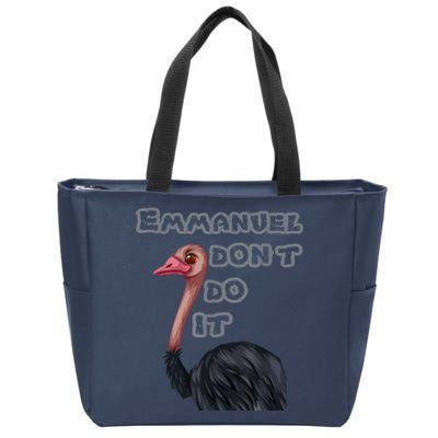 Emmanuel Don’t Do It! Zip Tote Bag