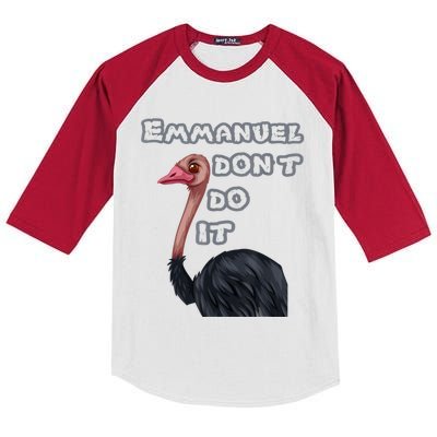 Emmanuel Don’t Do It! Kids Colorblock Raglan Jersey