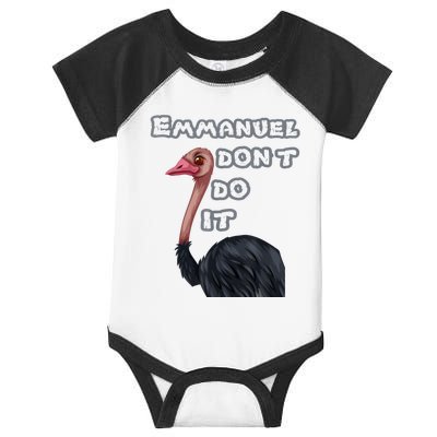 Emmanuel Don’t Do It! Infant Baby Jersey Bodysuit