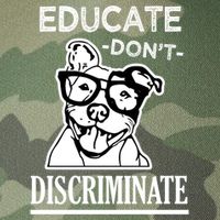 Educate Dont Discriminate Pitbull Saying Legacy Tie Dye Trucker Hat