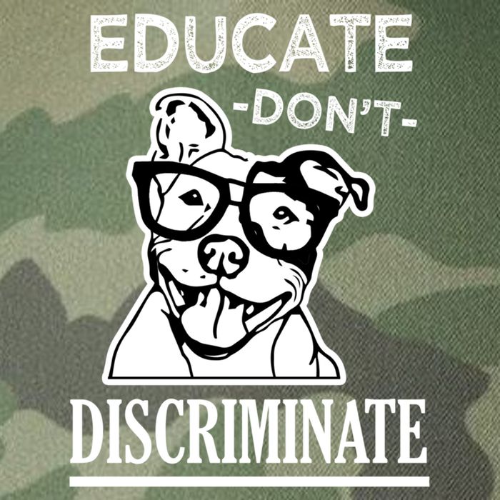 Educate Dont Discriminate Pitbull Saying Legacy Tie Dye Trucker Hat