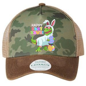 Easter Day Dinosaur Funny Happy Eastrawr T Rex Easter Legacy Tie Dye Trucker Hat