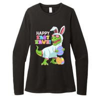 Easter Day Dinosaur Funny Happy Eastrawr T Rex Easter Womens CVC Long Sleeve Shirt