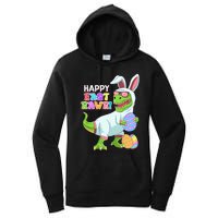 Easter Day Dinosaur Funny Happy Eastrawr T Rex Easter Women's Pullover Hoodie