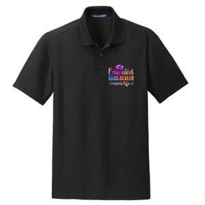 Educated Drug Dealer Nurse Life Funny Nurse Heart Beat Dry Zone Grid Polo