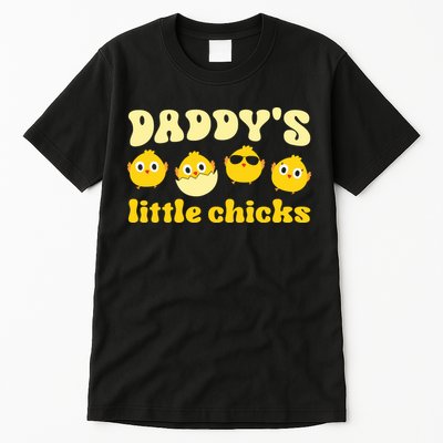 Easter Day Daddy's Little Chicks Cute Easter Chicks Father's Day Tall T-Shirt