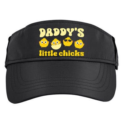 Easter Day Daddy's Little Chicks Cute Easter Chicks Father's Day Adult Drive Performance Visor