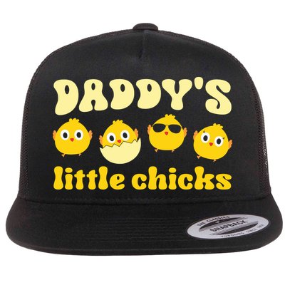 Easter Day Daddy's Little Chicks Cute Easter Chicks Father's Day Flatbill Hat