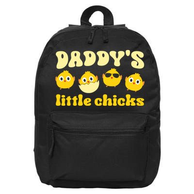 Easter Day Daddy's Little Chicks Cute Easter Chicks Father's Day 16 in Basic Backpack