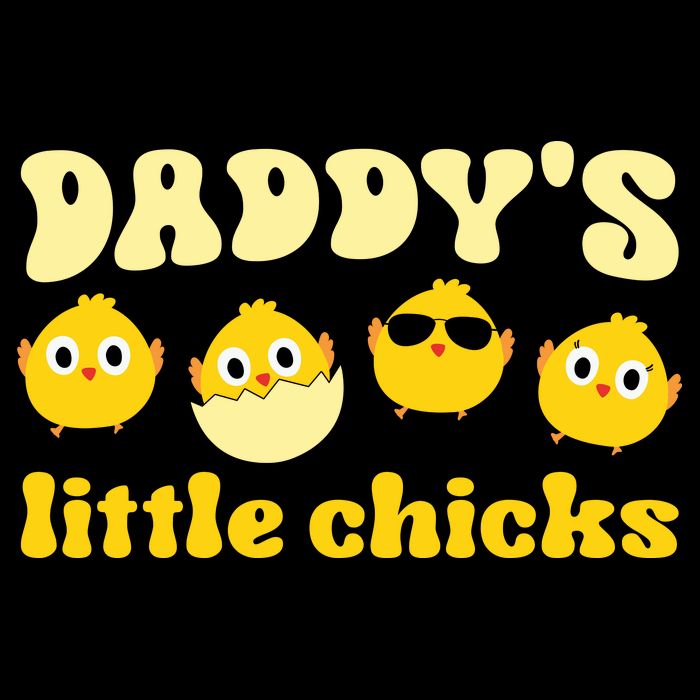 Easter Day Daddy's Little Chicks Cute Easter Chicks Father's Day 16 in Basic Backpack