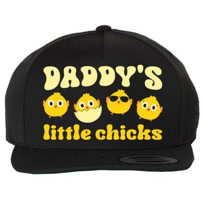 Easter Day Daddy's Little Chicks Cute Easter Chicks Father's Day Wool Snapback Cap
