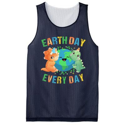 Earth Day Every Day Dinosaur Hugging Earth Nature Dino Lover Gift Mesh Reversible Basketball Jersey Tank