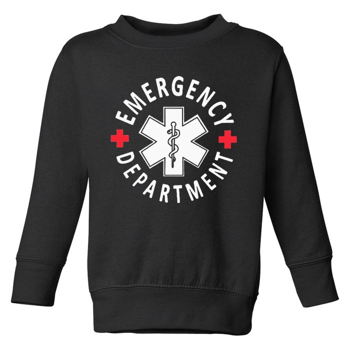 Emergency Department Emergency Room Healthcare Nursing Nurse Toddler Sweatshirt