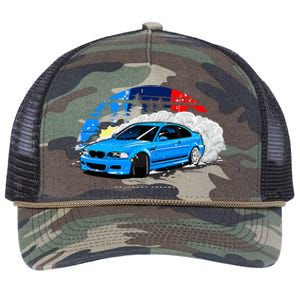 E46 Drifting Retro Rope Trucker Hat Cap