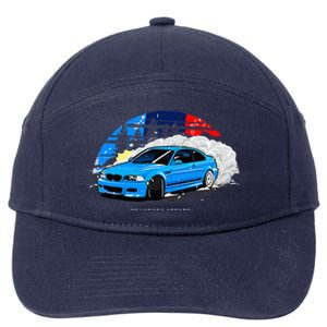 E46 Drifting 7-Panel Snapback Hat