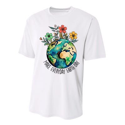 Earth Day Every Day Happy Earth Day 2024 Performance Sprint T-Shirt