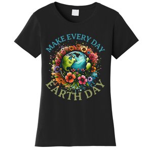 Earth Day Every Day Groovy Retro 70s Earth Day Women's T-Shirt