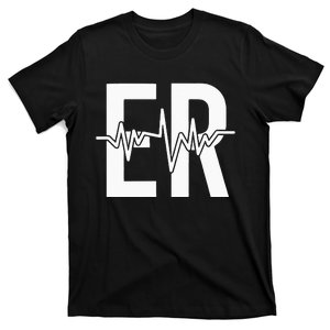 Emergency Department ER Nurse Front + Back Emergency Room T-Shirt