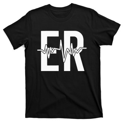 Emergency Department ER Nurse Front + Back Emergency Room T-Shirt