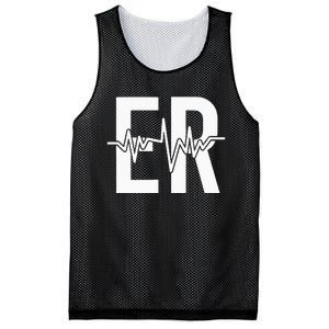 Emergency Department ER Nurse Front + Back Emergency Room Mesh Reversible Basketball Jersey Tank