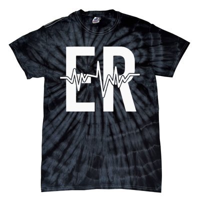 Emergency Department ER Nurse Front + Back Emergency Room Tie-Dye T-Shirt