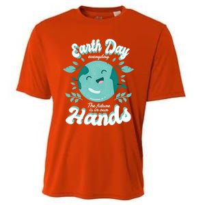 Earth Day (Everyday The Future Is In Our Hands) Great Gift Cooling Performance Crew T-Shirt