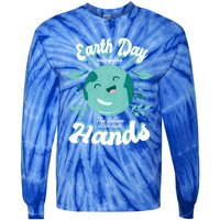 Earth Day (Everyday The Future Is In Our Hands) Great Gift Tie-Dye Long Sleeve Shirt