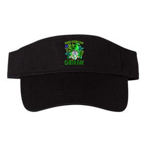 Earth Day Every Day Happy Earth Day 2024 Gnome Valucap Bio-Washed Visor