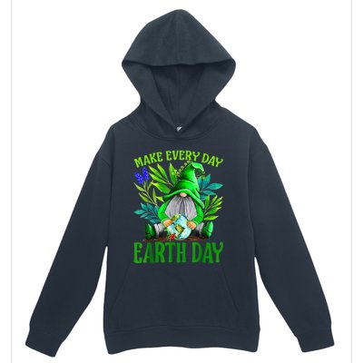 Earth Day Every Day Happy Earth Day 2024 Gnome Urban Pullover Hoodie