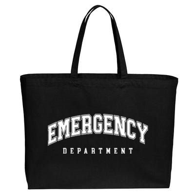 Emergency Department Er Nurse Cotton Canvas Jumbo Tote