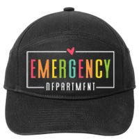 Emergency Department Emergency Room Healthcare 7-Panel Snapback Hat