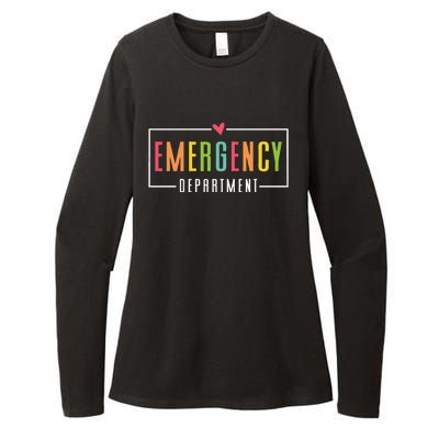 Emergency Department Emergency Room Healthcare Womens CVC Long Sleeve Shirt