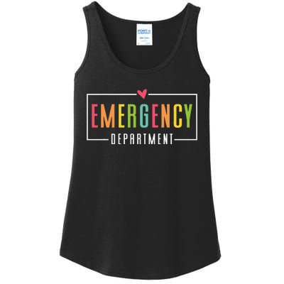 Emergency Department Emergency Room Healthcare Ladies Essential Tank