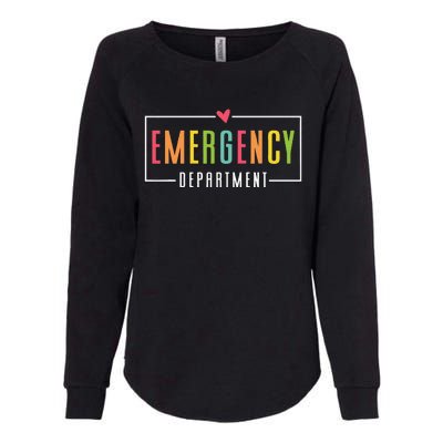 Emergency Department Emergency Room Healthcare Womens California Wash Sweatshirt