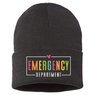 Emergency Department Emergency Room Healthcare Sustainable Knit Beanie